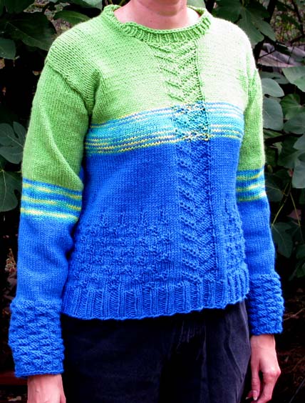 KnittingNeonSweater1